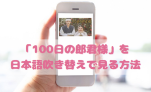 100日の郎君様を日本語吹き替えで見るなら？無料動画やDVDをチェック