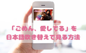 ごめん愛してるを日本語吹き替えで見るなら？無料動画やDVDをチェック